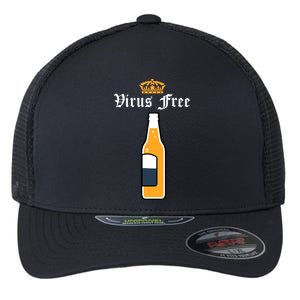 Corona Virus Free Flexfit Unipanel Trucker Cap