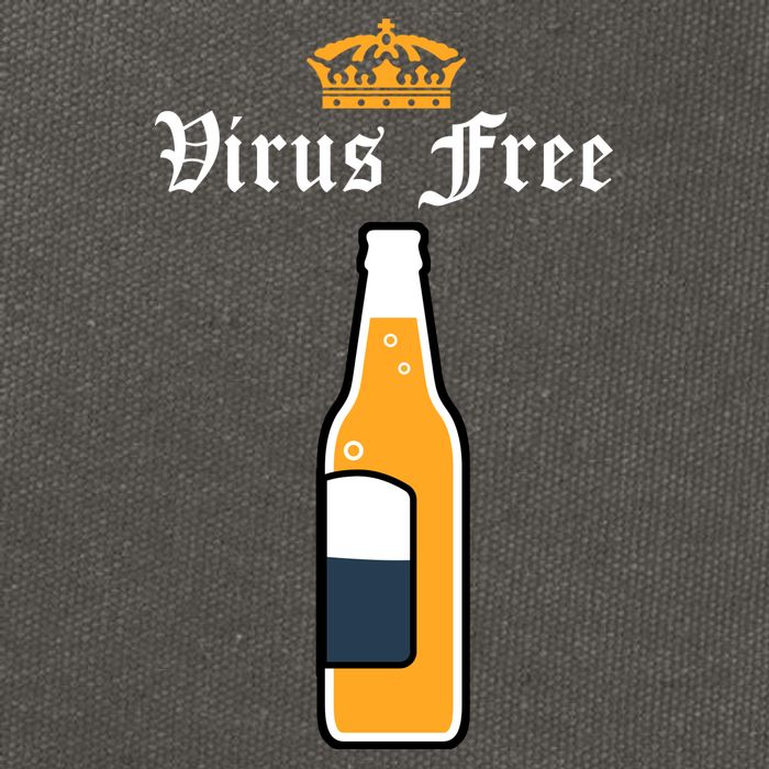 Corona Virus Free Cotton Canvas Backpack