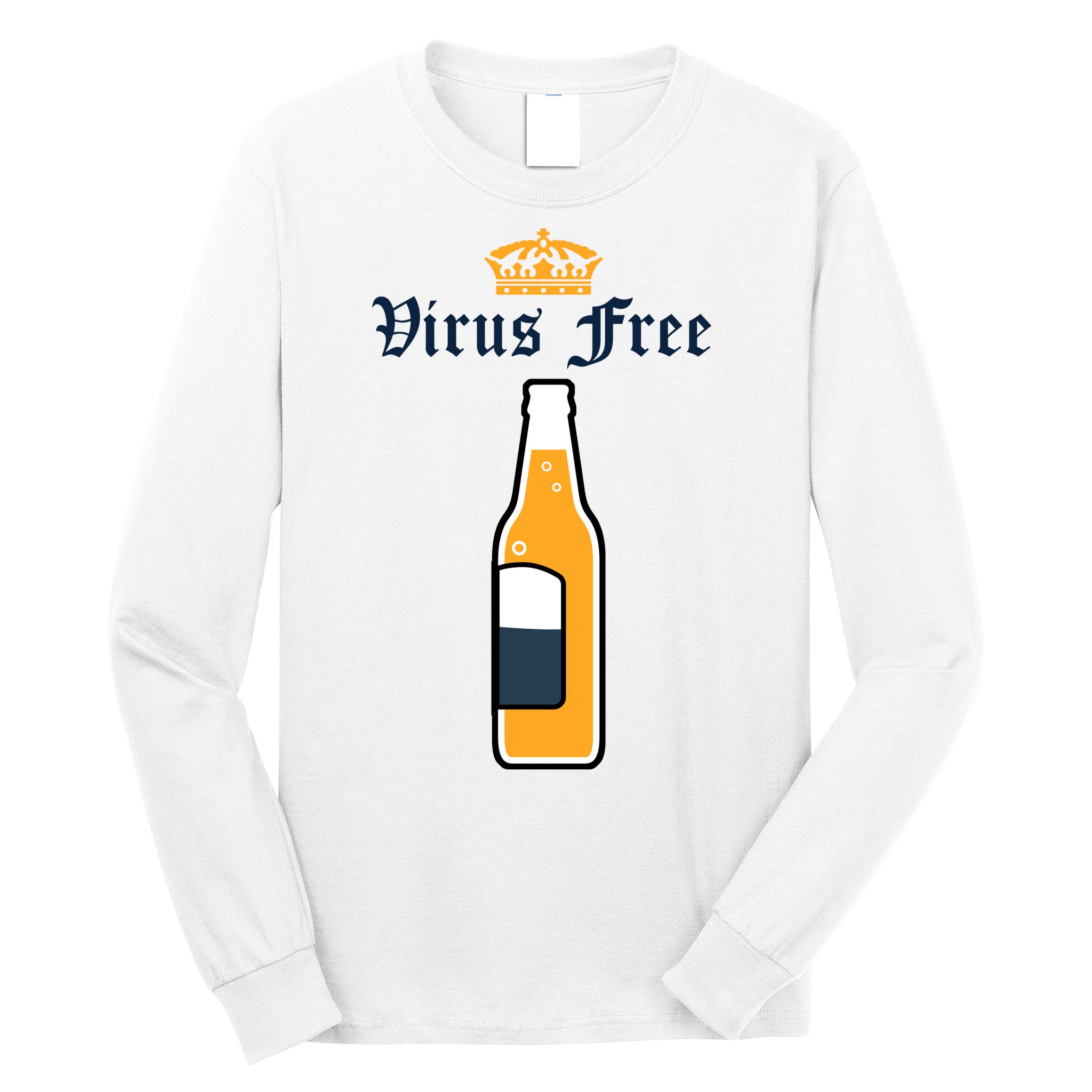 Corona Virus Free Long Sleeve Shirt