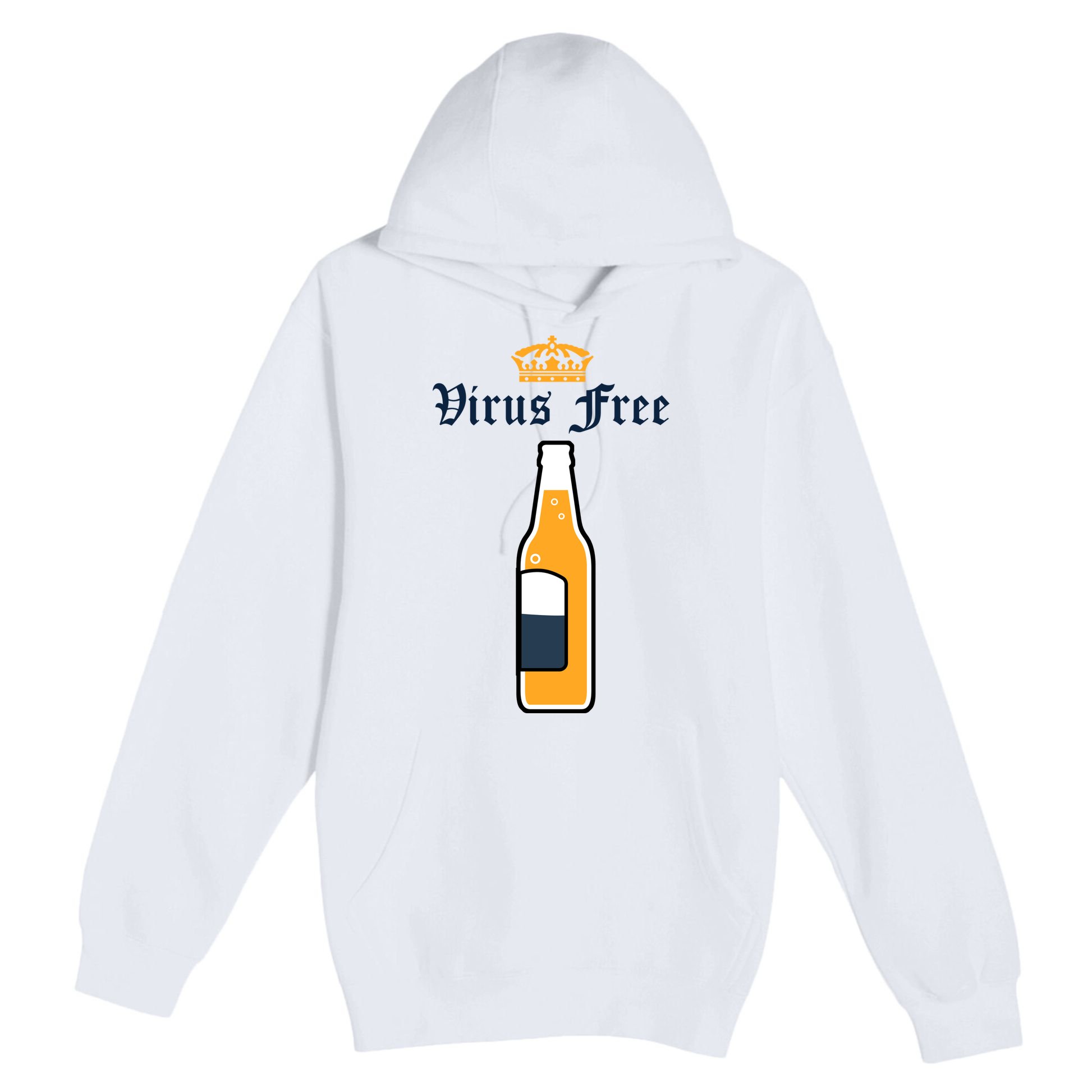 Corona Virus Free Premium Pullover Hoodie