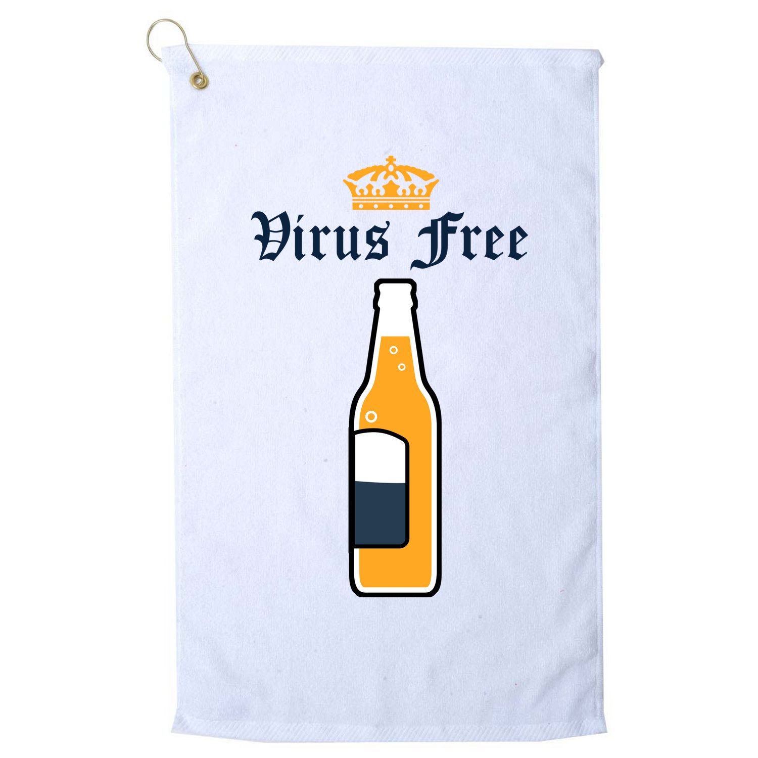 Corona Virus Free Golf Towel