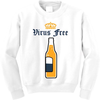 Corona Virus Free Kids Sweatshirt