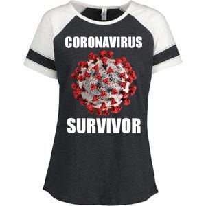 Coronapocalpse Survivor Enza Ladies Jersey Colorblock Tee