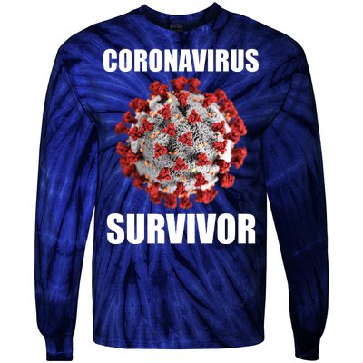 Coronapocalpse Survivor Tie-Dye Long Sleeve Shirt