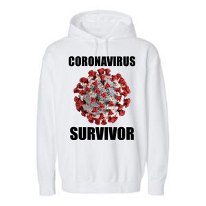 Coronapocalpse Survivor Garment-Dyed Fleece Hoodie