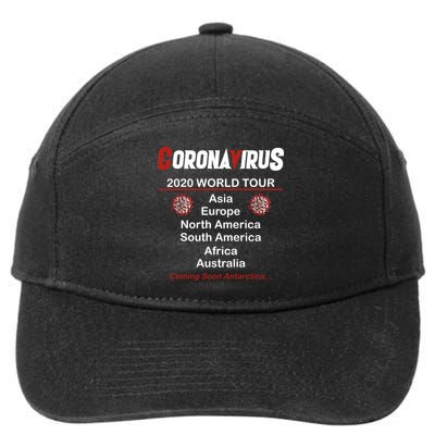 Coronavirus 2020 World Tour 7-Panel Snapback Hat