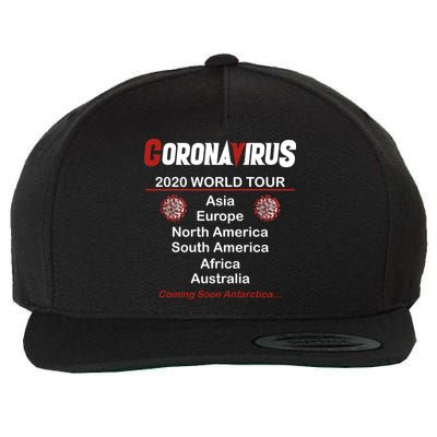 Coronavirus 2020 World Tour Wool Snapback Cap