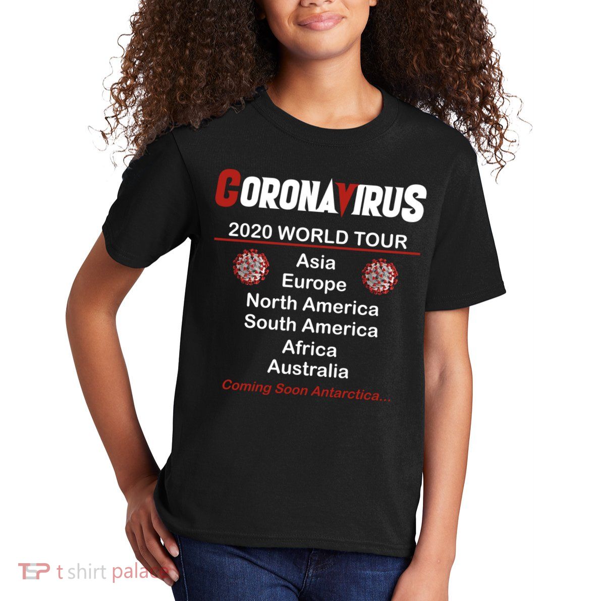 Coronavirus 2020 World Tour Kids T-Shirt