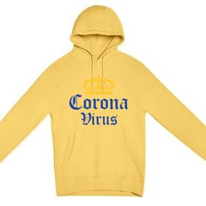 CoronaVirus Crown Logo Premium Pullover Hoodie