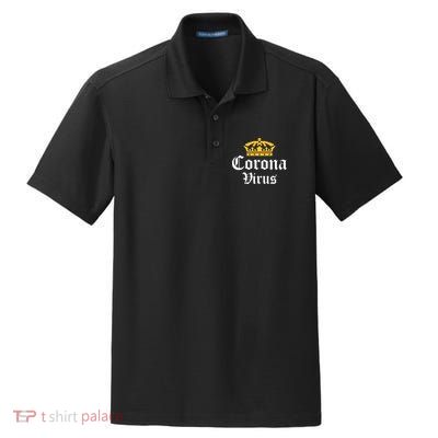 CoronaVirus Crown Logo Dry Zone Grid Polo