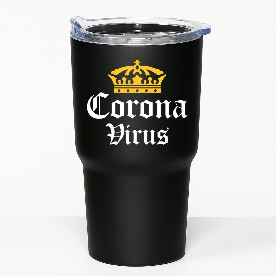 CoronaVirus Crown Logo Tumbler