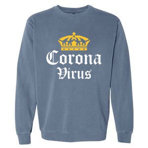 CoronaVirus Crown Logo Garment-Dyed Sweatshirt