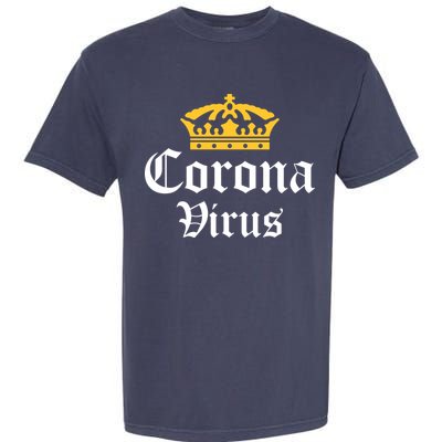 CoronaVirus Crown Logo Garment-Dyed Heavyweight T-Shirt