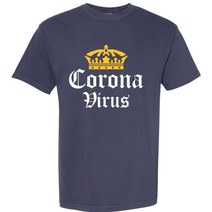 CoronaVirus Crown Logo Garment-Dyed Heavyweight T-Shirt