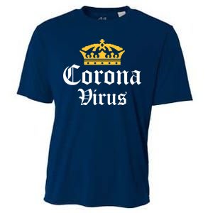 CoronaVirus Crown Logo Cooling Performance Crew T-Shirt