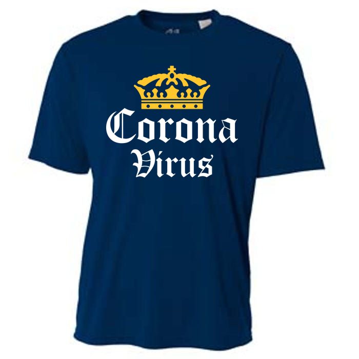 CoronaVirus Crown Logo Cooling Performance Crew T-Shirt