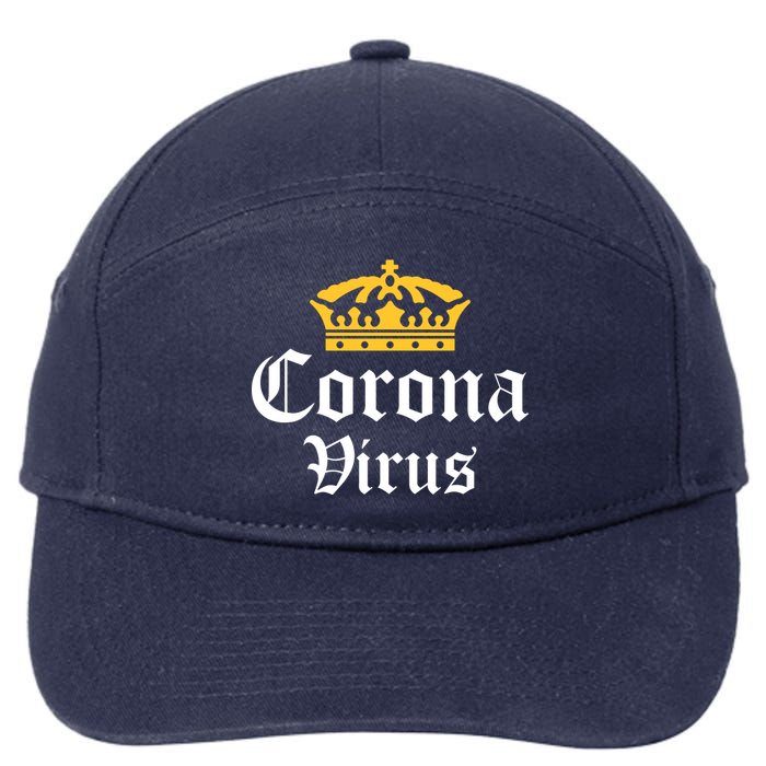 CoronaVirus Crown Logo 7-Panel Snapback Hat