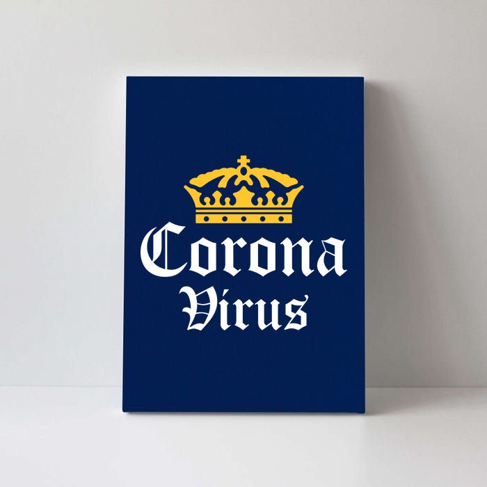 CoronaVirus Crown Logo Canvas