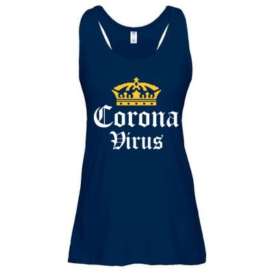 CoronaVirus Crown Logo Ladies Essential Flowy Tank