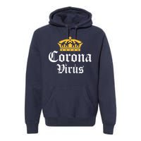 CoronaVirus Crown Logo Premium Hoodie