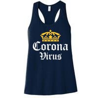 CoronaVirus Crown Logo Women's Racerback Tank