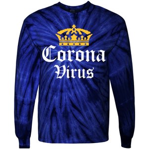 CoronaVirus Crown Logo Tie-Dye Long Sleeve Shirt