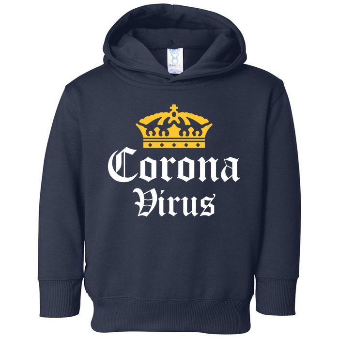 CoronaVirus Crown Logo Toddler Hoodie