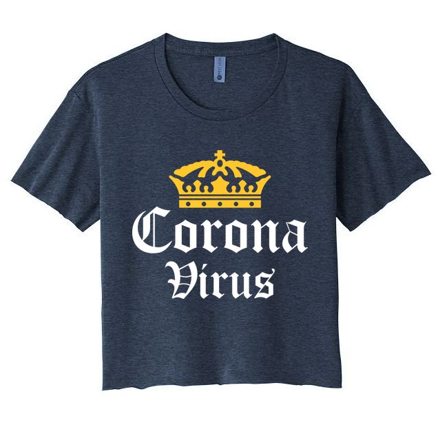 CoronaVirus Crown Logo Crop Top