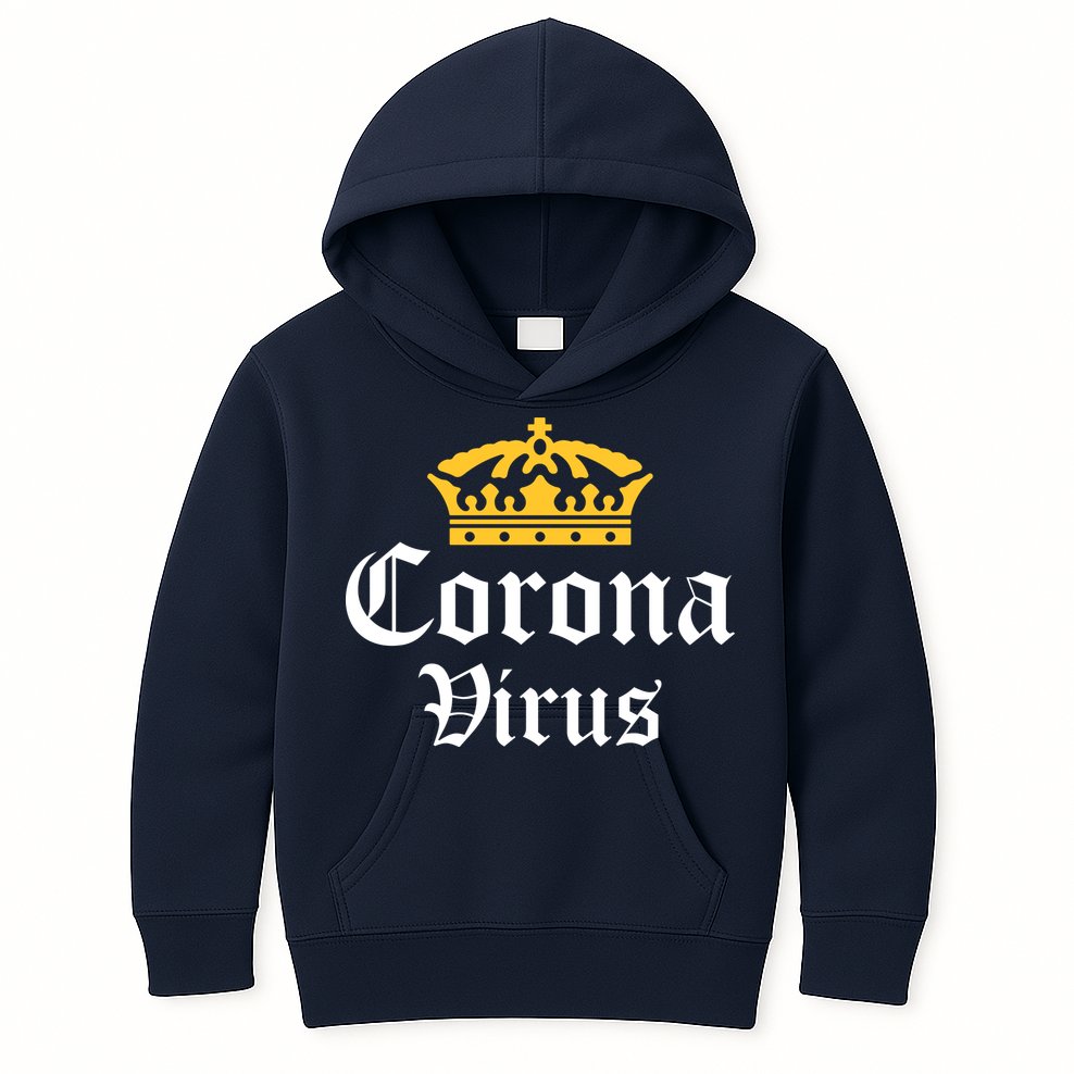 CoronaVirus Crown Logo Kids Hoodie