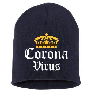 CoronaVirus Crown Logo Short Acrylic Beanie