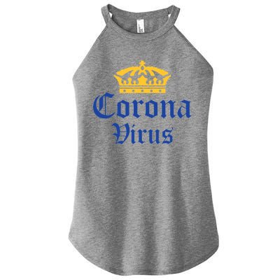 CoronaVirus Crown Logo Women's Perfect Tri Rocker Tank