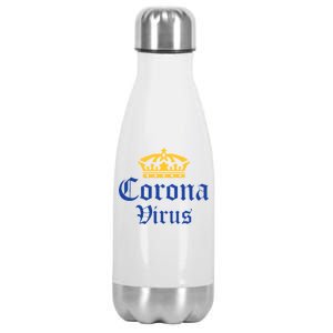 CoronaVirus Crown Logo Stainless Steel Insulated Water Bottle