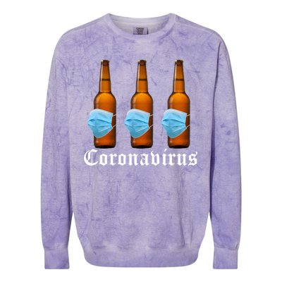 Coronavirus Funny Beer Doctor Colorblast Crewneck Sweatshirt