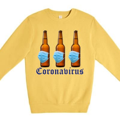 Coronavirus Funny Beer Doctor Premium Crewneck Sweatshirt