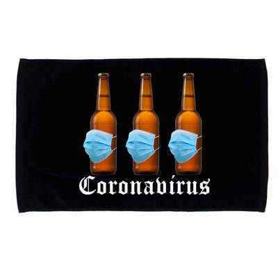 Coronavirus Funny Beer Doctor Microfiber Hand Towel