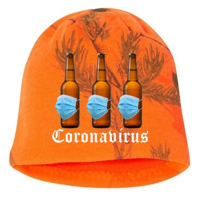 Coronavirus Funny Beer Doctor Kati - Camo Knit Beanie