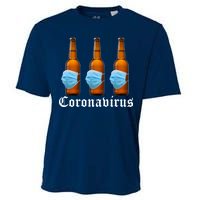 Coronavirus Funny Beer Doctor Cooling Performance Crew T-Shirt