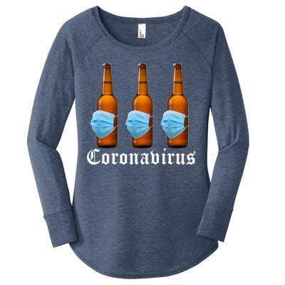 Coronavirus Funny Beer Doctor Women's Perfect Tri Tunic Long Sleeve Shirt