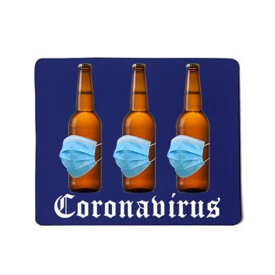 Coronavirus Funny Beer Doctor Mousepad