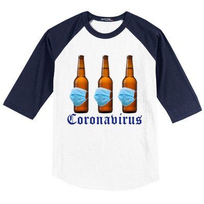 Coronavirus Funny Beer Doctor Baseball Sleeve Shirt