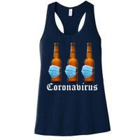 Coronavirus Funny Beer Doctor Women's Racerback Tank