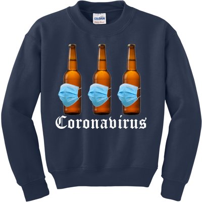 Coronavirus Funny Beer Doctor Kids Sweatshirt