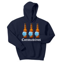 Coronavirus Funny Beer Doctor Kids Hoodie