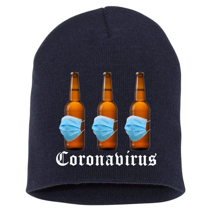 Coronavirus Funny Beer Doctor Short Acrylic Beanie