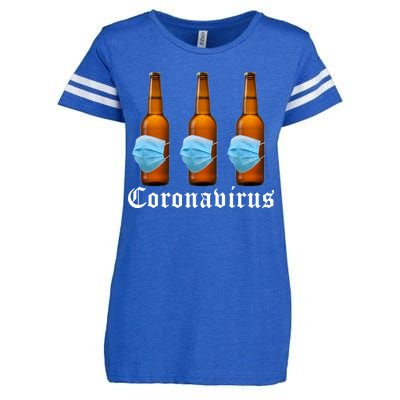 Coronavirus Funny Beer Doctor Enza Ladies Jersey Football T-Shirt