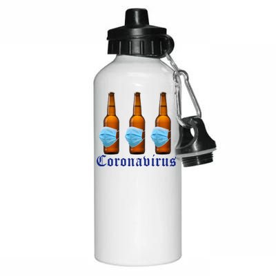 Coronavirus Funny Beer Doctor Aluminum Water Bottle