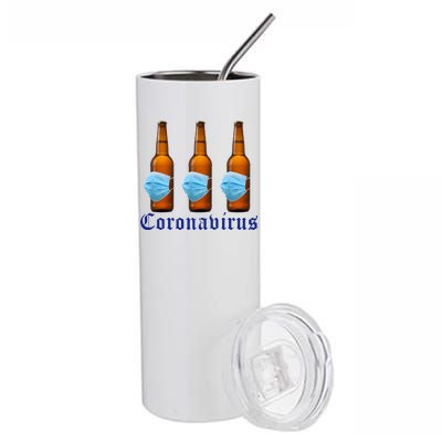 Coronavirus Funny Beer Doctor Stainless Steel Tumbler