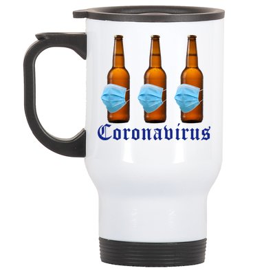 Coronavirus Funny Beer Doctor Stainless Steel Travel Mug