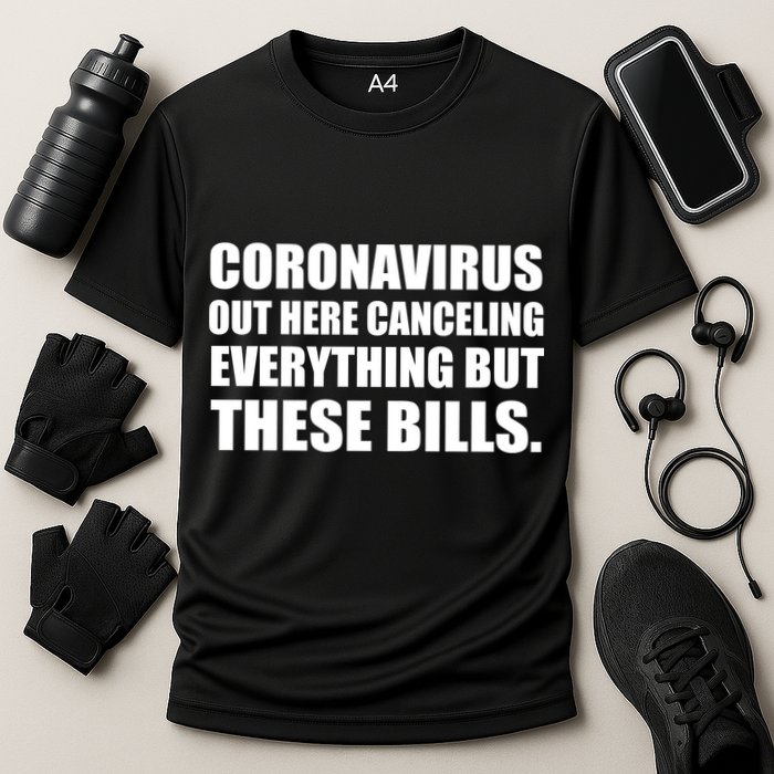 Coronavirus Out Here Canceling Everything But These Bills Performance Shirt