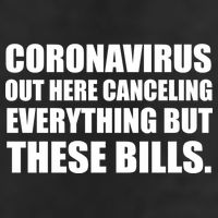Coronavirus Out Here Canceling Everything But These Bills Golf Towel